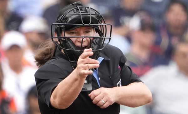 MLB's first female umpire to debut this weekend in Atlanta
