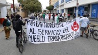 Marchan contra aumento a la tarifa del transporte en Edomex