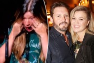 Kelly Clarkson breaks down crying onstage before ex Brandon Blackstock’s death