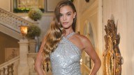 At Her Wedding, Nina Agdal Freshens Up 'Something Borrowed, Something Blue'