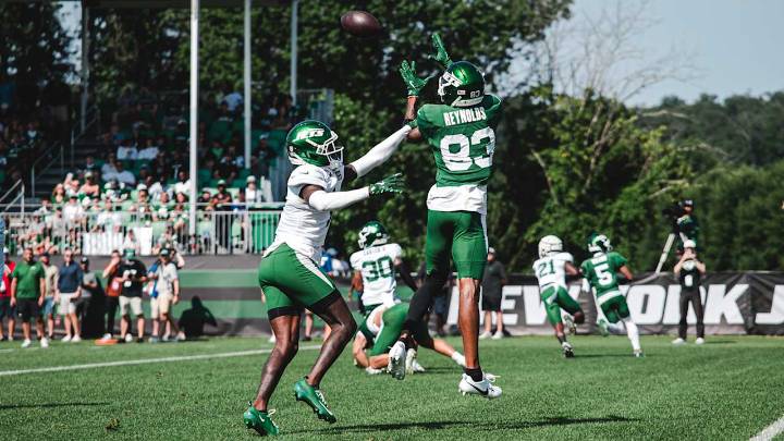 Jets Training Camp Highlights (8/2) | Justin Fields Finds End Zone With Legs and Arm