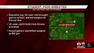 Student, parent arrested for having gun on school property