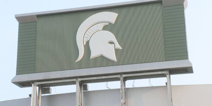 MSU Surplus selling Spartan Stadium equipment and gear