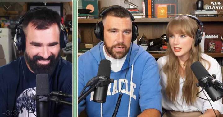 Taylor Swift enciende internet con podcast con los hermanos Kelce