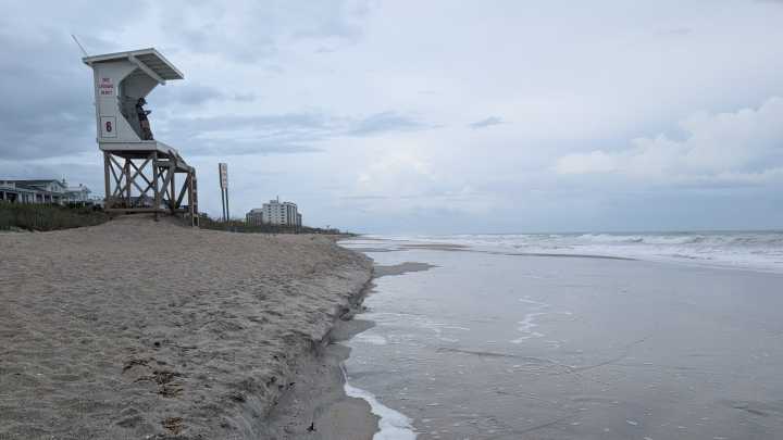 Scenes from Wrightsville Beach on Aug. 20 as Hurricane…