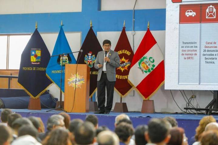 El 30 de septiembre será la segunda audiencia pública del gobierno regional de Arequipa