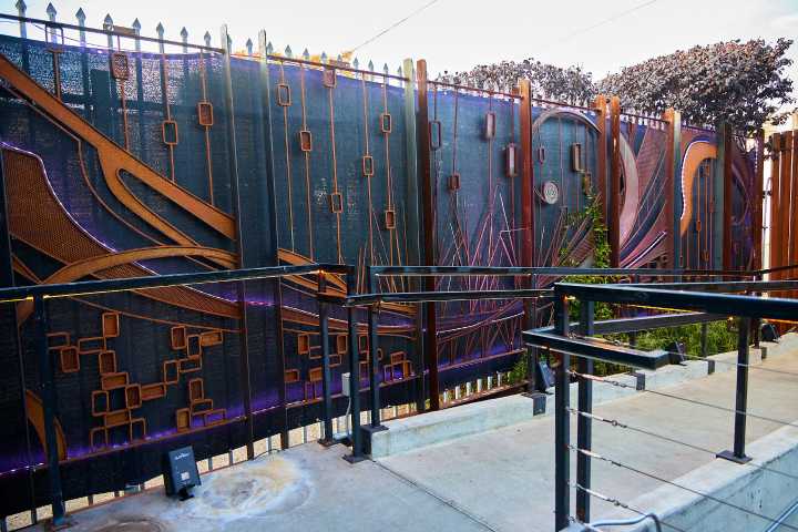 Historic metal mural finds permanent home