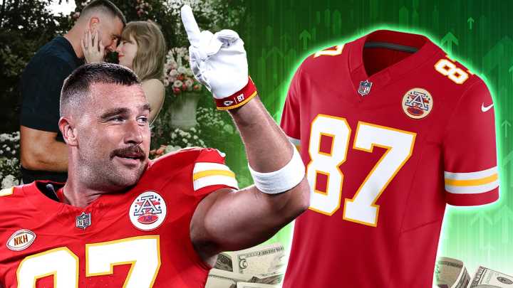 Travis Kelce Jersey Sales Explode After Taylor Swift Engagement