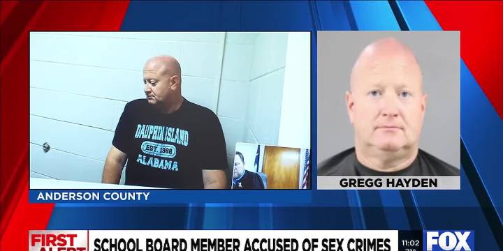 Anderson Co. school board member accused of sex crimes resigns