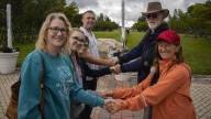 Americans, Canadians meet at International Peace Garden for Handshake Across the Border