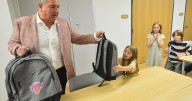 Backpack giveaway comes to GLOW YMCA
