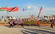 Los voluntarios: la fuerza violeta que sostuvo la fiesta panamericana