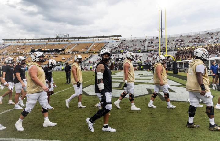 UCF football game delayed in the second quarter by lightning