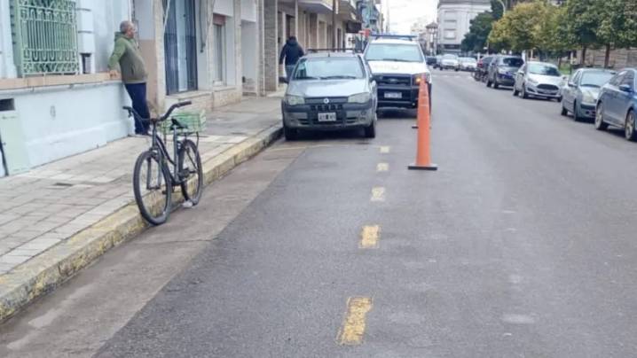 SUCEDIÓ ESTE LUNES. Un joven, lesionado en un siniestro de tránsito
