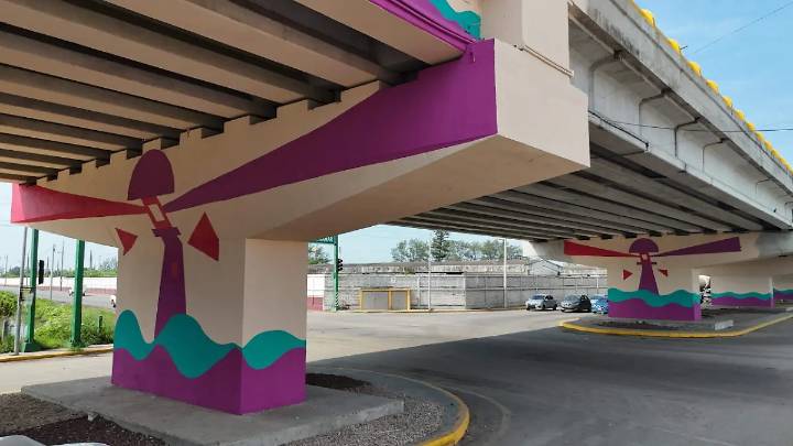 Nuevos murales en la entrada a Playa Miramar: esta es la historia que los inspira [Video]