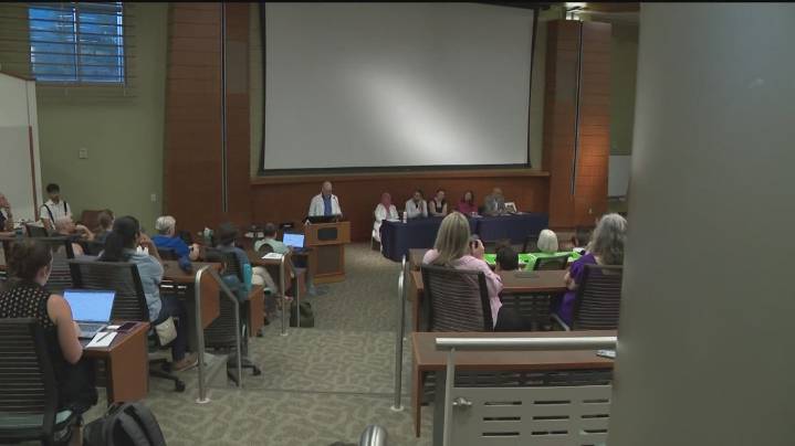 Clinicians, families demand action on gun laws after officer killed in CDC shooting
