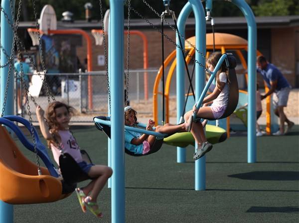 Photo Gallery: Ribbon cutting of the inclusive and accessible playground at Stranahan Elementary School