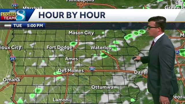 Des Moines weather: Slight rain chances today will bring a brief humidity drop