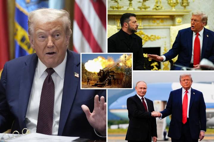 Trump says he, Putin and Zelensky will meet together -- but 'maybe they have to fight a little longer' first
