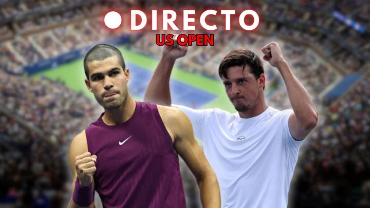 Carlos Alcaraz - Luciano Darderi de US Open, en directo hoy: resultado y última hora de la tercera ronda del Grand Slam