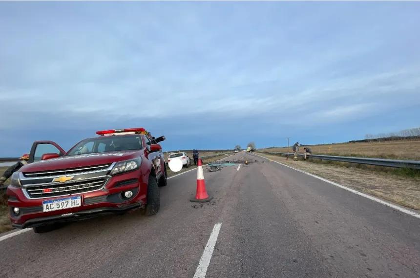 Una automovilista murió en un choque frontal en la Ruta 152
