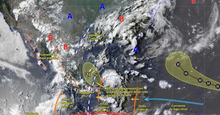 Clima 14 de agosto en México: lluvias intensas y calor extremo este jueves