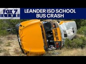LIVE: Officials give update on Leander ISD bus crash