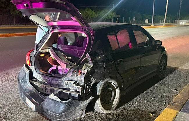 Provoca accidente vial y escapa en Acuña; hay dos lesionados