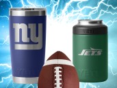 Show your team spirit with YETI's new NFL Rambler tumblers