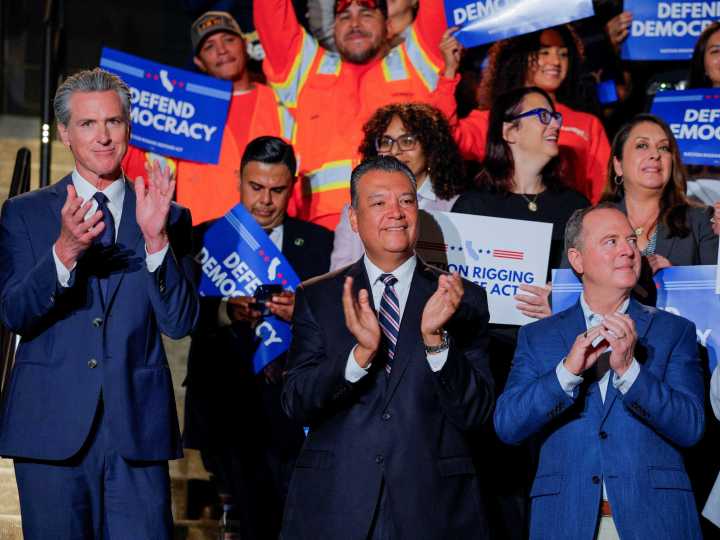 California governor boosts redistricting effort in growing feud with Trump
