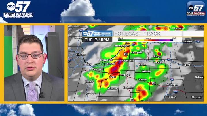 Best rain chances of the month move in Tuesday