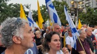 Hundreds of retired air force officers protest Israel's war in Gaza