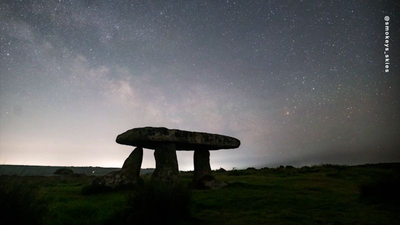 Fotógrafo capta la Vía Láctea desde uno de los lugares con el cielo más oscuro del Reino Unido