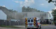 Evansville fire crews battle structure fire