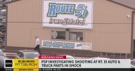 State police investigate truck and auto parts lot shooting