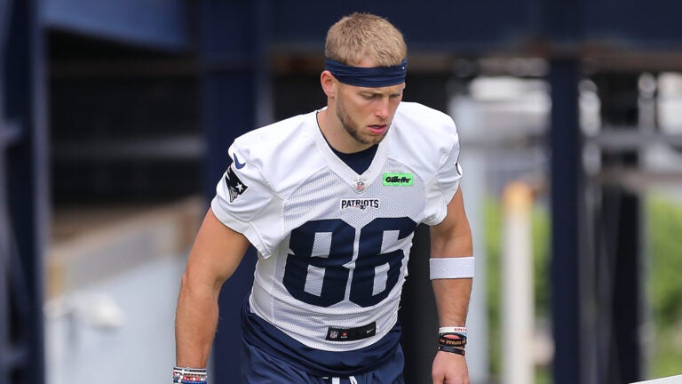 Watch: Efton Chism's emotional reaction to making Patriots roster