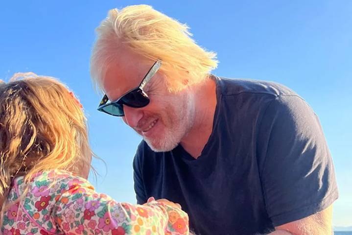 Carrie Johnson shares photos of new look Boris on family holiday in Greece