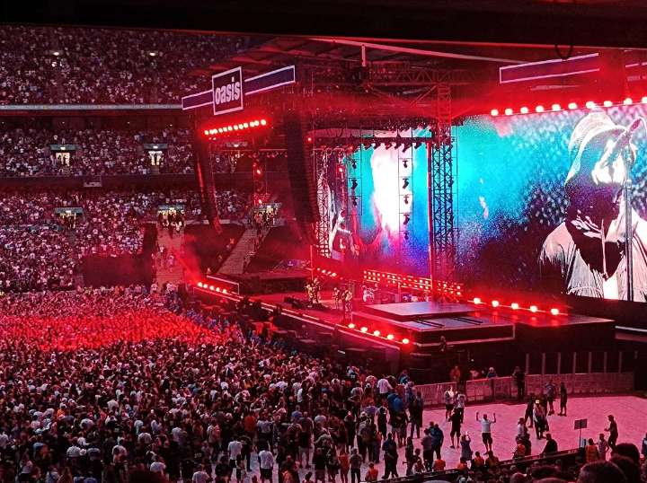 Man in his 40s dies after fall at Wembley Stadium during Oasis gig