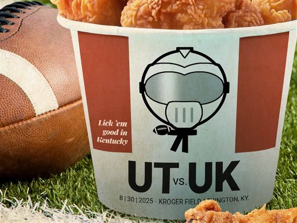 2025 Toledo football game day poster: Kentucky