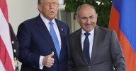 Leaders of Armenia and Azerbaijan shake hands and sign deal at White House peace summit