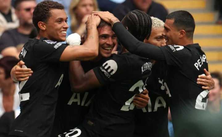 Tottenham inflige la primera derrota al City de Guardiola