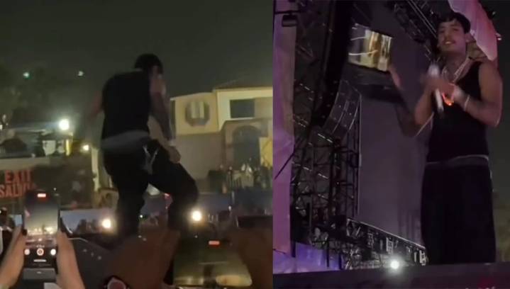 Natanael Cano golpea a su DJ y destruye equipo en pleno show del Baja Beach Fest 2025