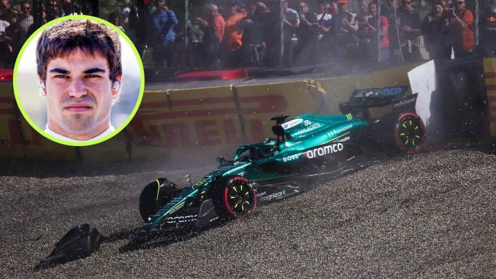 Frustrated Lance Stroll walks out of interview after qualifying crash