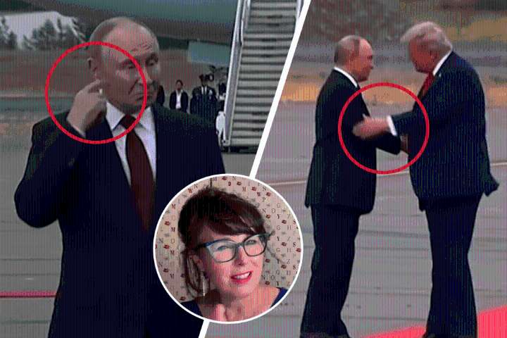 Body language expert breaks down ‘genuine connection’ between Trump and Putin during Alaska showdown (Video)