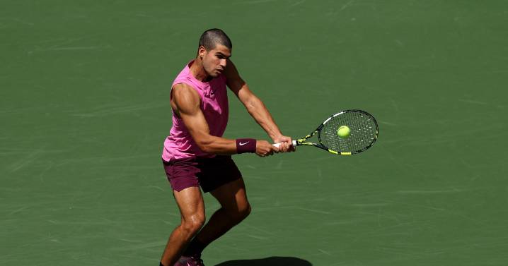Alcaraz, a octavos del US Open por la vía rápida