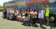 AFL-CIO "Better in a Union" Bus Tour stops in Tucson