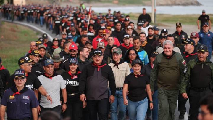 Cabello lideró el Entrenamiento básico de Resistencia Revolucionaria de la JPSUV