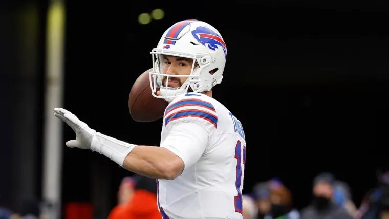 Bills QB Mitch Trubisky shares heartfelt advice with Chicago Bears QB Caleb Williams