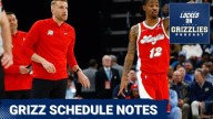Memphis Grizzlies NBA schedule takeaways, key stretches