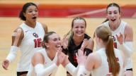 Center Grove takes on Plainfield at home in IHSAA girls volleyball action